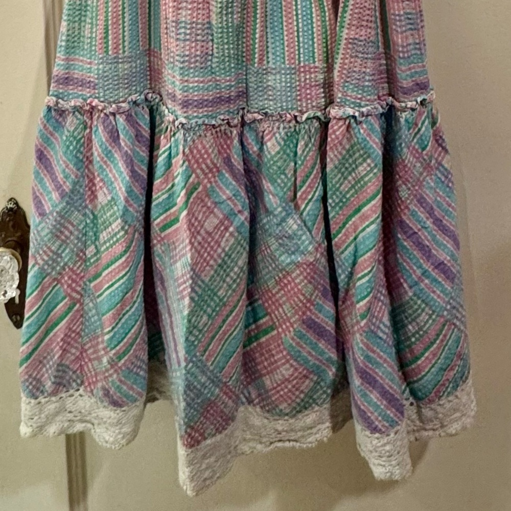 LoveShackFancy Emeka Cotton Tie Front Dress - Picture 4 of 7